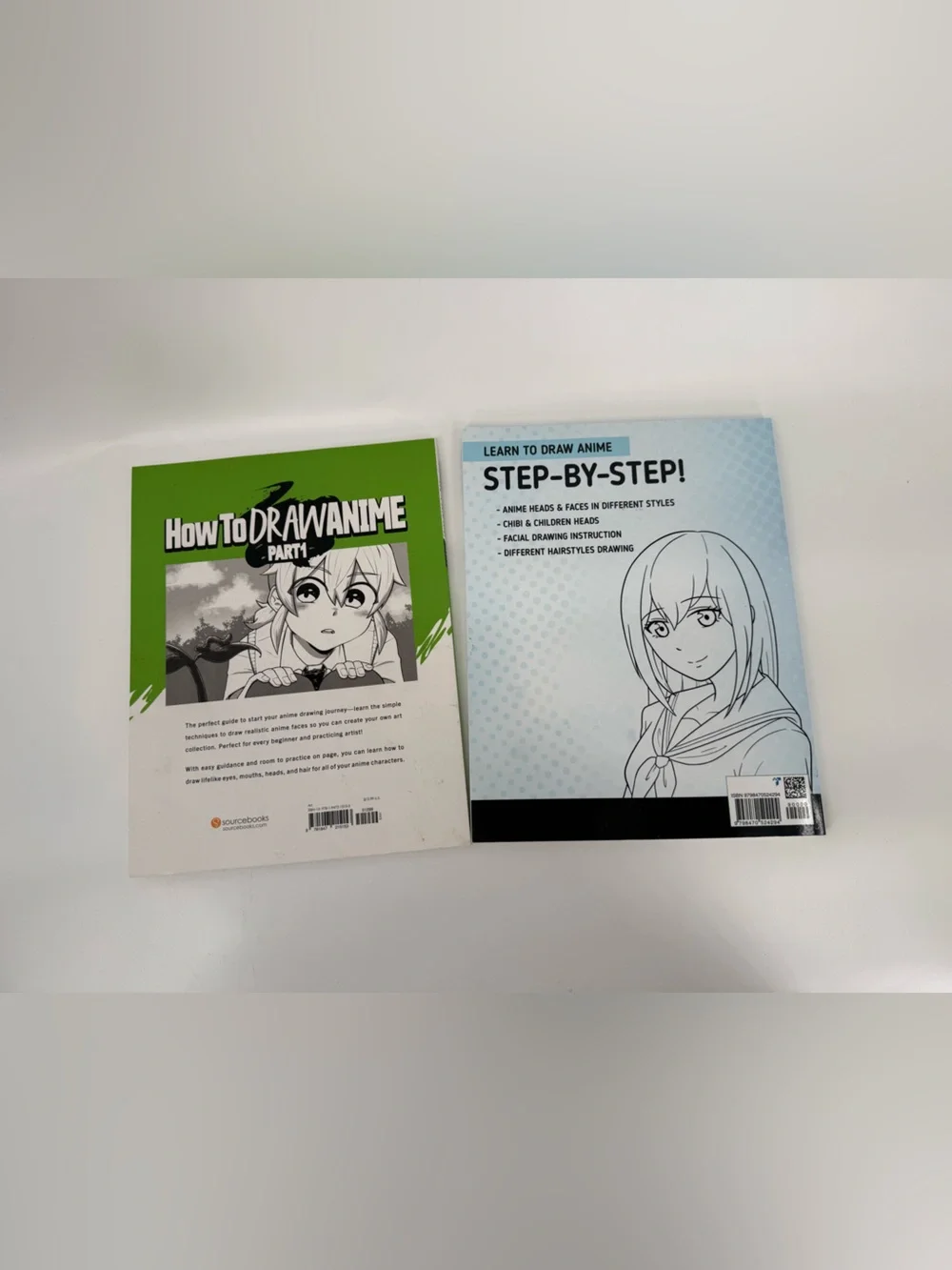 How to Draw Anime Book Set - Blue and Green Covers